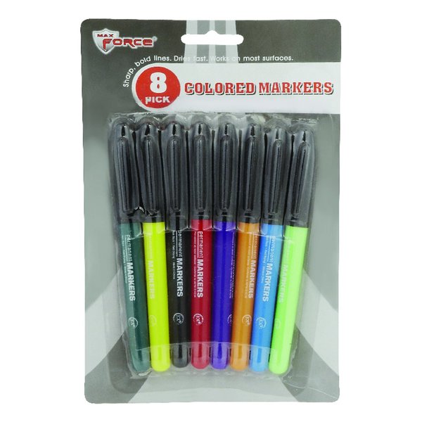 Diamond Visions Books and Stationery Colored Markers 8 pk, 8PK 01-0925